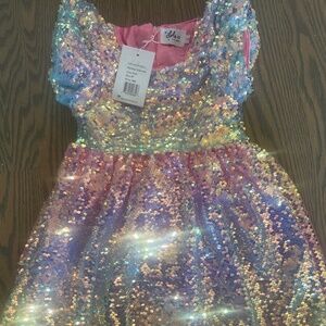 Lola and the Boys Sequin Ombré Dress Size 5T